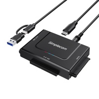 Simplecom SA492C SuperSpeed USB to 2.5', 3.5' & 5.25' SATA/IDE Adapter with Power Supply