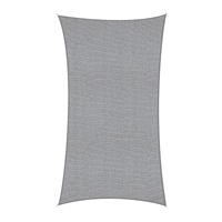 Instahut Sun Shade Sail Cloth 98% UV Block Outdoor Canopy Rectangle 2X5M Grey