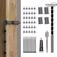 STARBEAM Starlink Dish Secure Cable Routing & Installation Kit SAT-SB-00100