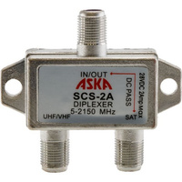 Satellite & FTA Diplexer 'F' Type Free To Air Combiner