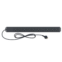 REDBACK RACKS SB-0810 Power Distribution Unit 10-Way Vertical 10A