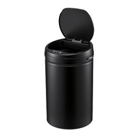 Devanti 30L Sensor Bin Automatic Touchless Trash Can Garbage Rubbish Black
