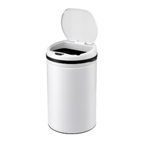 Devanti 30L Sensor Bin Automatic Touchless Trash Can Garbage Rubbish White