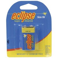 Eclipse 9V Super Alkaline Disposable Blister Packed Battery