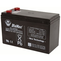 DiaMec 12V 7.2Ah Sealed Lead Acid Rechargeable NBN back up Battery