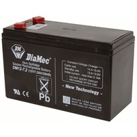 DiaMec 12V 7.2Ah Sealed Lead Acid Rechargeable NBN Back Up Battery