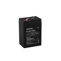 Powertech 6V 4.5Ah Spade Terminals Connection Rechargeable Sealed Lead Acid Battery