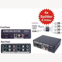 Daichi SB3716 S-Video & Audio by 4 Splitter