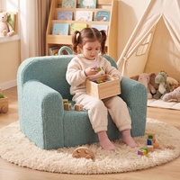 Artiss Kids Sofa Toddler Foam Couch with Carry Handle Mint Green
