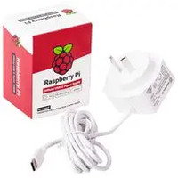 Raspberry Pi 15.3W USB-C Model B Power Supply 1V 3A AU White 1.5m Cable