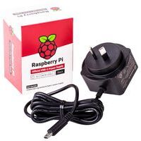 Raspberry Pi SC0219 5.1V DC 3A  4 Power Supply USB Type C lead and AU mains plug