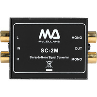 Mclelland Stereo To Mono Audio Converter passive