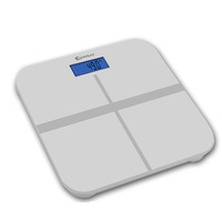 Sansai Digital Personal Bathroom Weight Scale Max 180kg Capacity White