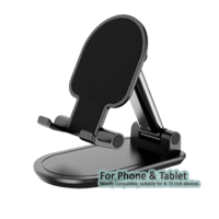 Sansai Foldable Phone Stand Durable & Stable Silicone anti-slip holder pad