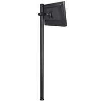 ATDEC Spacedec POS Display Pole 1150mm long 42mm diameter pole with one display head. Max load: 12kg. VESA up to 100x100