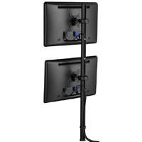 ATDEC Spacedec POS Display Pole 1150mm long 42mm diameter pole with two display heads. Max load: 12kg. VESA up to 100x100