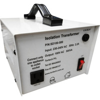 TorTech SD100-500W 100V 500W Japanese Voltage Stepdown Isolation Transformer