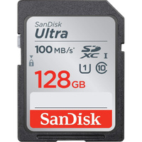 Sandisk 128Gb  SDXC Card 100MB/S Class 10 Ultra Series