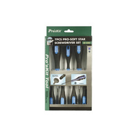 Proskit SD2302 7 Piece Pro-Soft Torx Screwdriver Kit T5 T6 T7 T8 T9 T10 T15