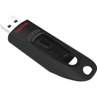 SanDisk Ultra USB 3.0 Flash Drive, CZ48 256GB, USB3.0, Black, stylish sleek design, 5Y