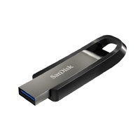 SanDisk 256GB Extreme GO USB3.2 Metal  Flash Drive USB-A 400MB/s SecureAccess™ encryption software2 Lifetime Lifetime Warranty Black (LS)