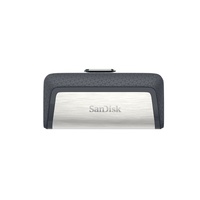 SanDisk 32GB Ultra Dual Drive Go 2-in-1 USB-C & USB-A Flash Drive Memory Stick 150MB/s USB3.1 Type-C Swivel for Android Smartphones Tablets Macs
