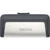 SanDisk Ultra Dual Drive USB Type C, SDDDC2 32GB, USB Type C, Blk, USB3.1/Type C reversible, Retractable, Type-C enabled Android, 5Y