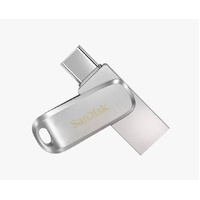 SanDisk SDDDC4 1TB, Metal, USB 3.2 Gen 1 Type C reversible connector, Swivel Design, Sequential Read Performance 400MB/s, 5Y