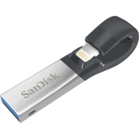SanDisk iXpand flash drive, SDIX30N 16GB, Grey, iOS, USB 3.0, 2Y