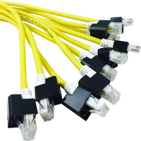 T3 innovation SDRJ45J RJ45 Smart Data Lock Plug locks on any RJ45 connector 10Pk