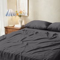 Sheraton Luxury Maison 1000TC Cotton Rich Bed Sheet Set (Fossil, King Single)