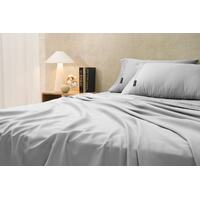 Sheraton Luxury 1000TC Cotton Rich Bed Sheet Set (Dove Grey, Single)