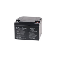 Powerhouse SG4554A 12V 26Ah Deep Cycle Gel Type SLA Battery M5-F12 Black