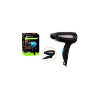 Sansai Travel Hair Dryer Professional AC cord 1.8m-Black