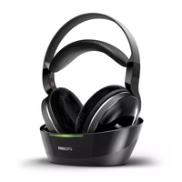 Philips Wireless TV Headphones Velour Ear Cushions 