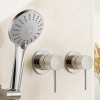 Cefito 5 Mode Handheld Shower Head High Pressure Water Saving Chrome Silver
