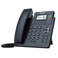Yealink T31G 2 Line IP phone Basic Desk Phone, 132x64 LCD, Dual Gigabit Ports, PoE. No Power Adapter included, Zoom, HD Voice, 5-Way Local Conference