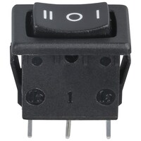 SPDT Centre Off Rocker Switch Spade Terminals switch connection