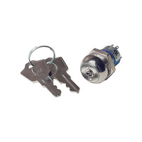 SK1080 DPDT Short Barrel Small Bitted Key Switch 