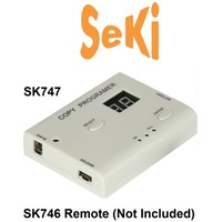 Seki SK747 Hotel Remote Copy Programmer Connects between Master and Clones