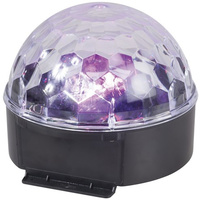 Rave Multicolor LED Sound Modulated Rotating Disco PartyLight with Remote 