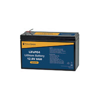 Powerhouse 8Ah Lithium LiFePO4 SLA Battery standard lead acid 7Ah or 9Ah battery