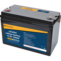 Powerhouse SL4576BT 12.8V 100AH Lithium LiFePO4 Battery M8 with Bluetooth IP65