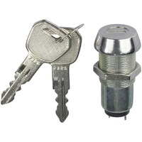 Barrel Key Switch Key Type B Solid barrel type 19mm mounting hole