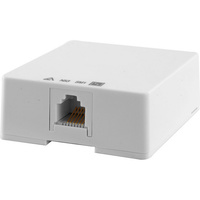 EVERSURE SM166B-WHT 6P6C RJ12 Surface Architrave Mount Socket suit TEL5040