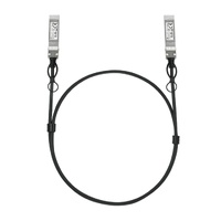 TP-Link SM6220-1M Omada 1 Meter 25G SFP28 Direct Attach Cable,  Up to 1 m Distance, Support data rate of 25Gbps and 10Gbps, Compatible with 25G SFP28