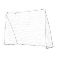 Everfit 8FT Soccer Football Goal Net UPVC Frame with PE Mesh Weatherproof Portable Goals for Backyard Training Competitive Play