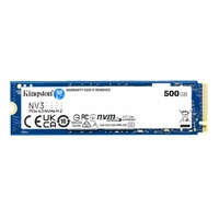 Kingston SNV3S NV3 500GB PCle 4.0x4 NVMe M.2 2280 SSD 5000/3000MB/s compaitible Notebook and SFF 5Y Limited