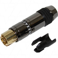 Sunrise SP116G-C18 SREXACT RCA Phono Plug Male Gold Plated Spring