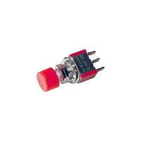 Momentary 125V AC 1A SPDT Push On or Push Off Mini switch with Red Push Button